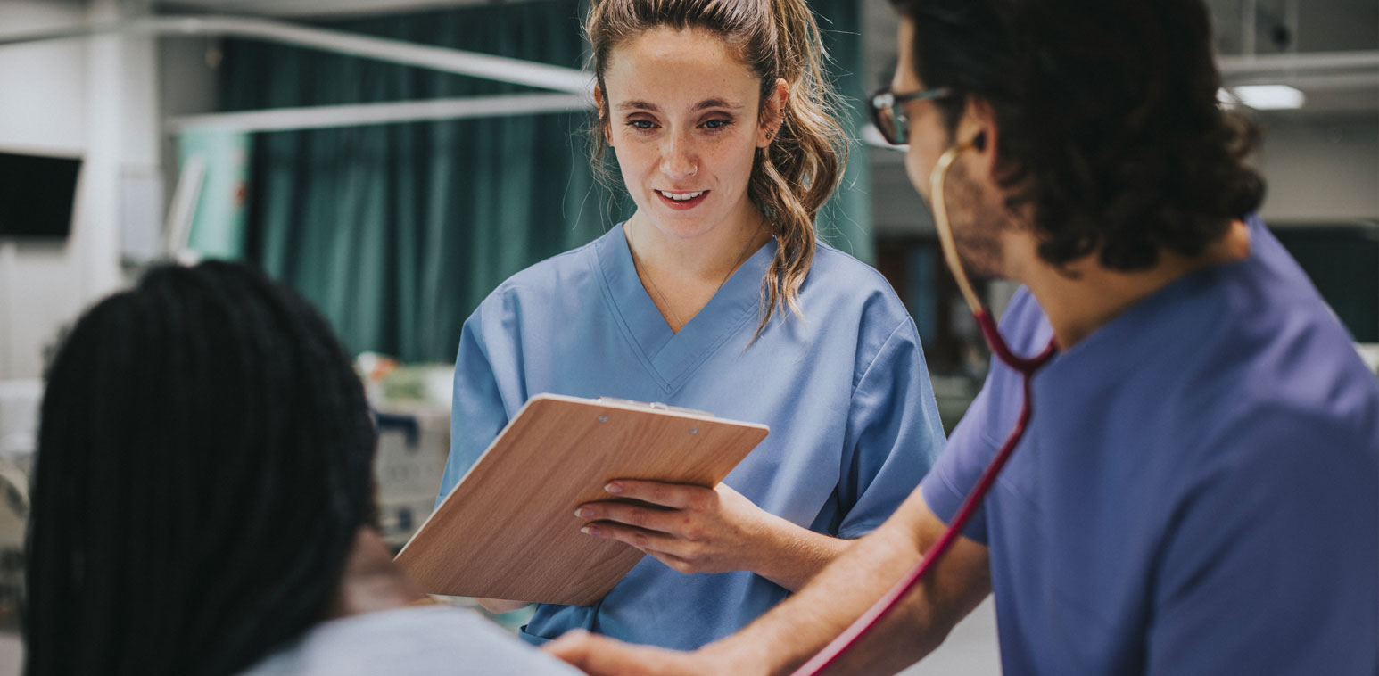 nurses in action