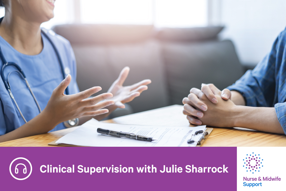 Clinician speaks to their clinical advisor