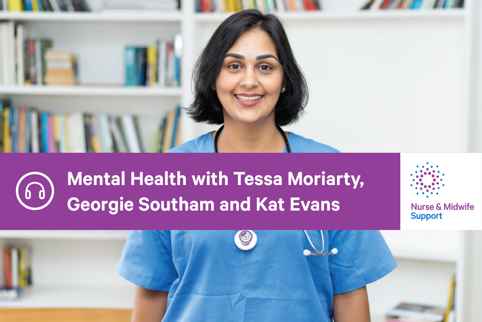 Podcast cover: Smiling health professional