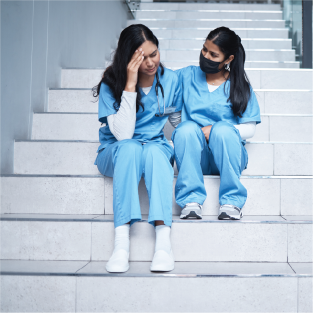midwife consoles colleague