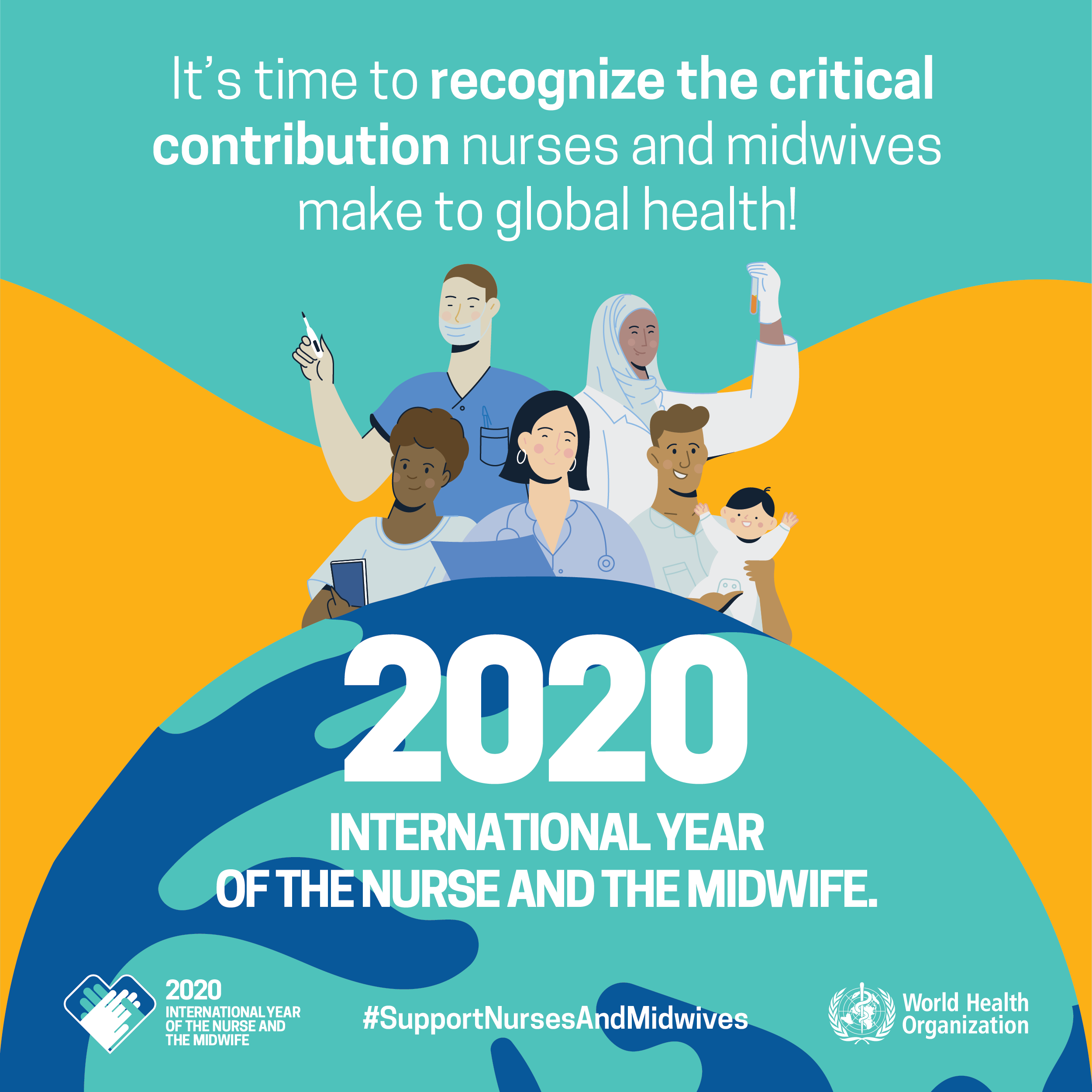 2020 year of nurse poster